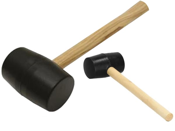 Gummihammer - Hammer med myk slagflate