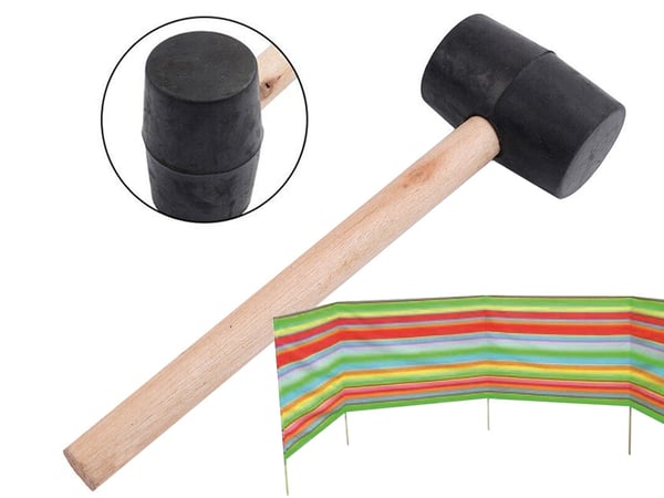 Gummihammer - Hammer med myk slagflate