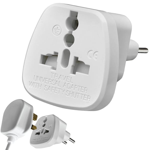 Reseadapter UK till EU strömadapter