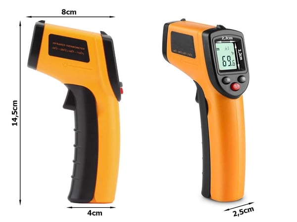 IR-termometer - Infrarød