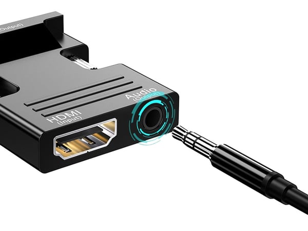 HDMI til VGA Adapter med 3.5mm AUX