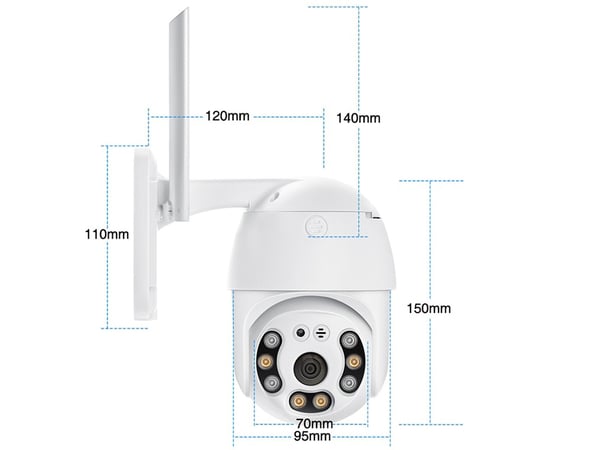 Valvontakamera ulkokäyttöön - IP-kamera