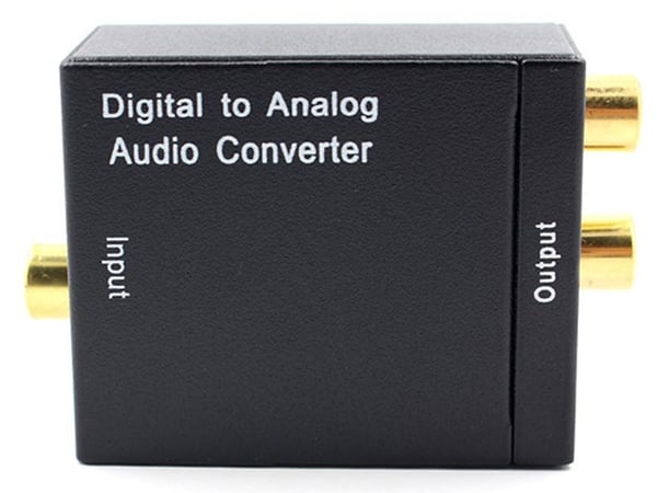 RCA - Toslink Omformer / Adapter - Digital til Analog