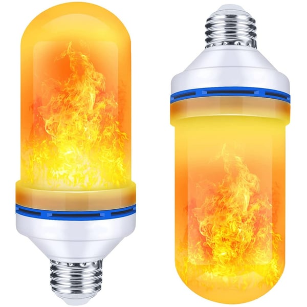 LED-lampe E27 sokkel - Realistisk flammeeffekt