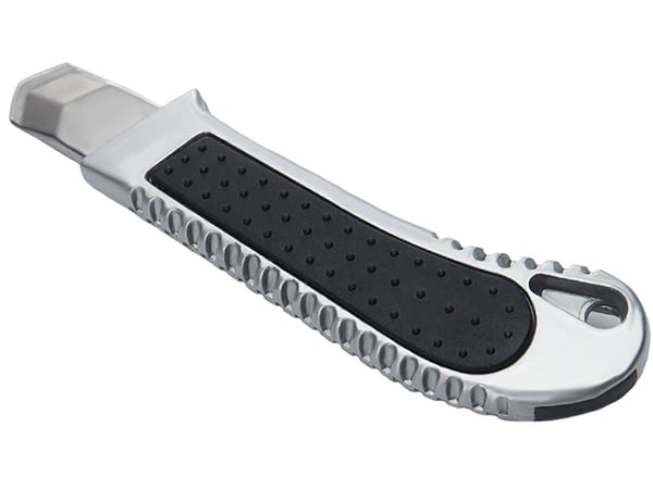 Brytebladkniv / Tapetkniv / Kartongkniv - Sølv