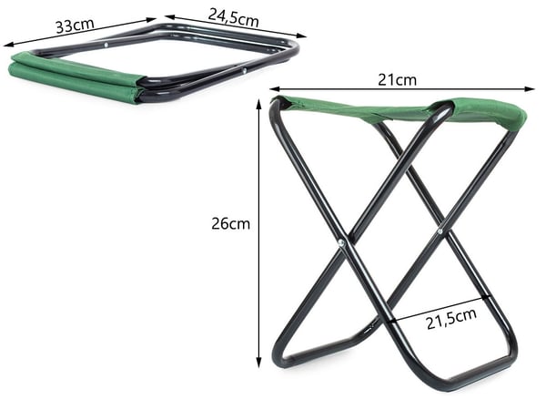 Fällstol - Campingstol - Green