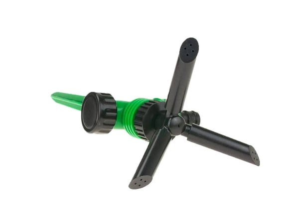 Roterende sprinkler / vandspreder til haven - 360°