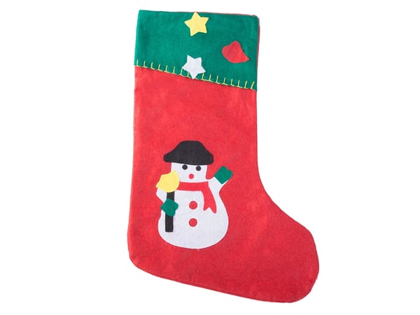 Julestrømpe / Julesokk - Julemotiv - 40x27 cm