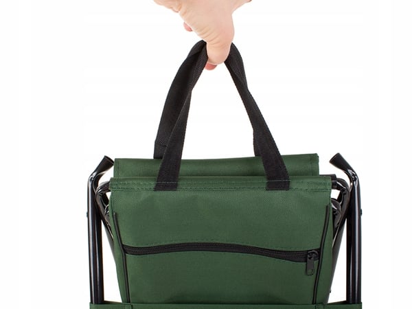 Sammenleggbar Stol med Oppbevaringsveske – Campingstol - Green