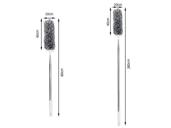 Teleskopisk Støvbørste / Støvkost - 280 cm