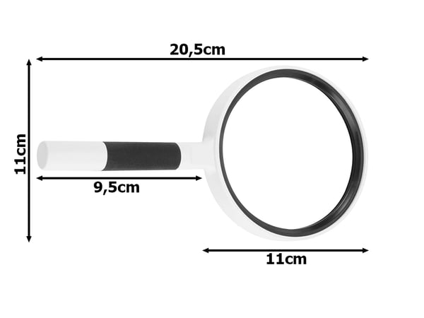 Forstørrelsesglas 95mm - Forstørrelse x3