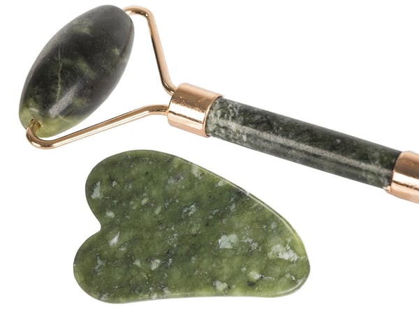 Jade Massage Roller / Gua Sha Ansigtsmassage - Massér ansigtet