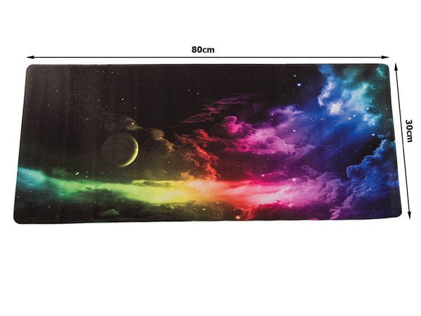 Musemåtte Stor - Gaming - 80x30cm – Himmel