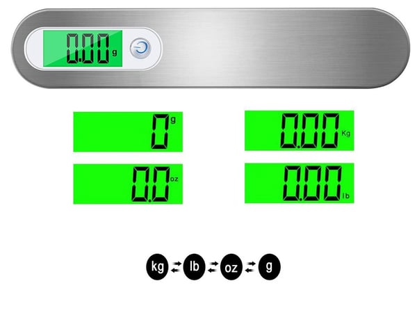 Bagagevægt / Hængevægt - 50 kg