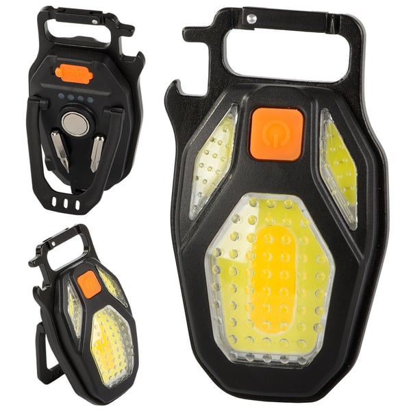 Lommelygte / LED-lampe Nøglering - Kapselåbner