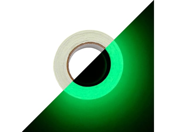 Selvlysende tape / Glow in the Dark - 2 cm x 5 meter