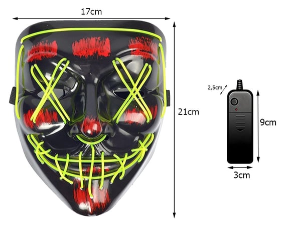 LED Mask Purge - Halloween