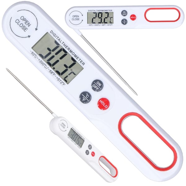 Digital Köttermometer - Termometer - White