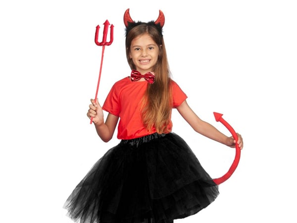 Djævel / Demon - Halloween sæt til børn
