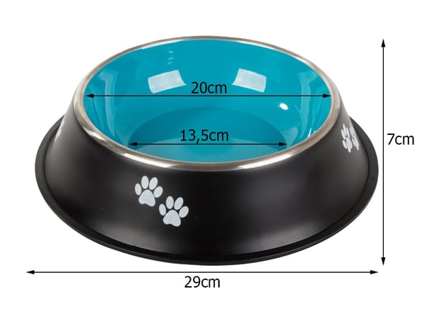 Hundefôrskål / Vannskål for Hund - 1L