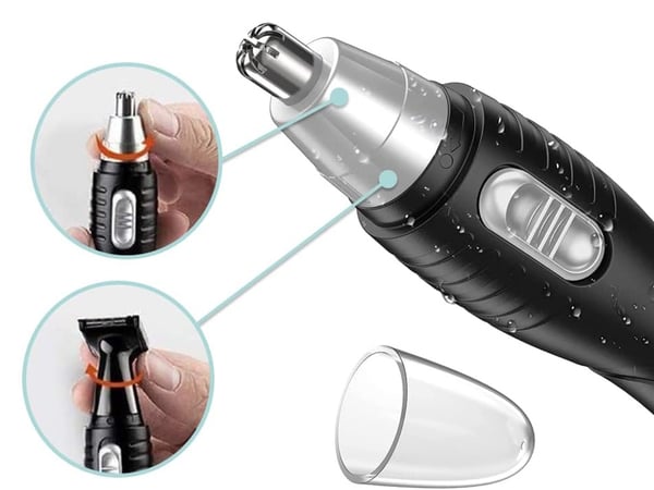 Øre- og nesetrimmer ørehårfjerner skjeggstyling barbermaskin