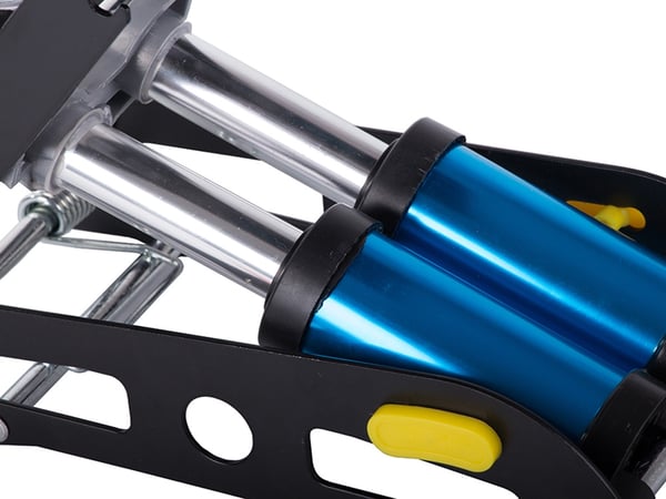 Fodpumpe - Luftpumpe - Cykelpumpe - Madraspumpe - 2-Stempler