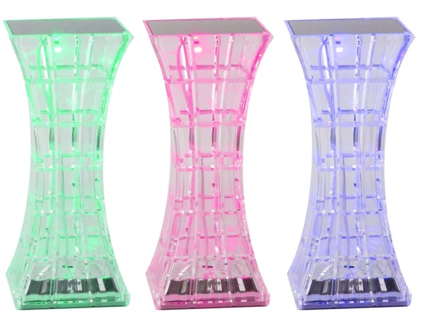 Fjernstyrt LED-lampe - Bordlampe Krystall - RGB