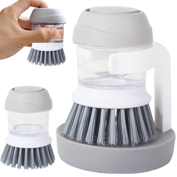Diskborste med Pump - Grey