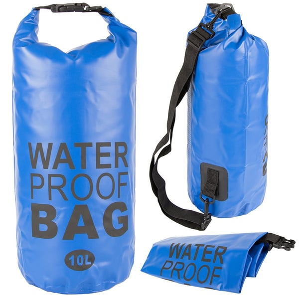 Vanntett pose / Vannpose - Vannlagring - 10 liter - Blå