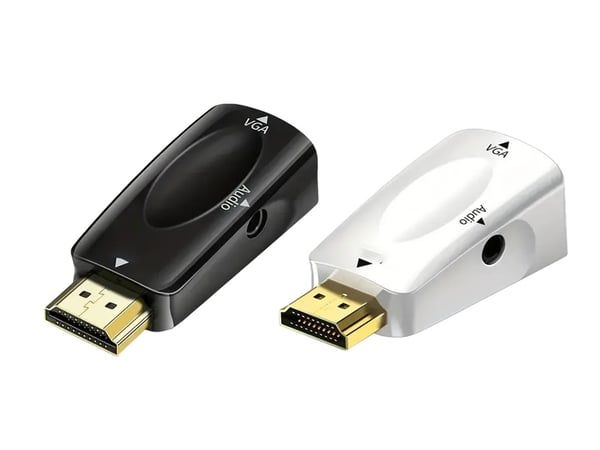 HDMI til VGA Adapter med 3.5mm AUX
