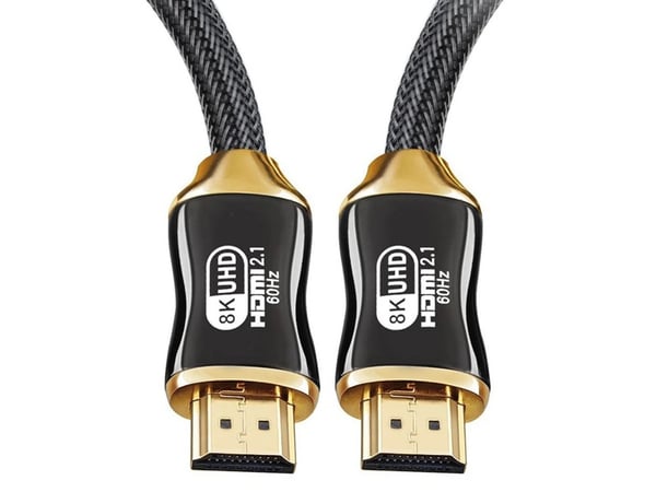 2 m HDMI 2.1 -kaapeli - Ultra HD 8K - kullattu