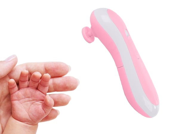Neglefil til Baby - Fil til Negle / Børn – Elektrisk - Pink