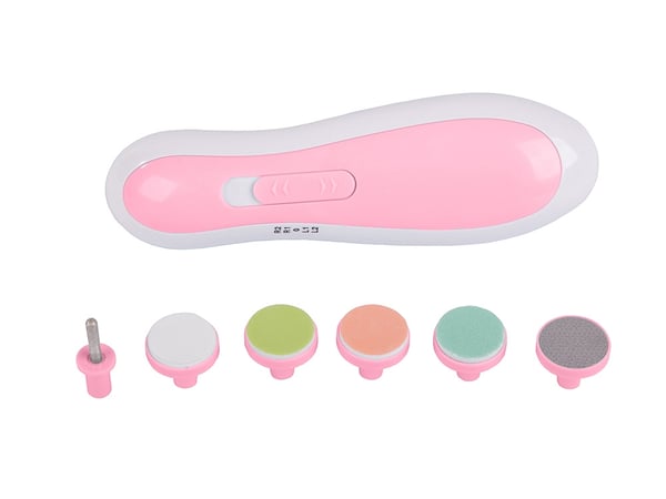 Neglefil til Baby - Fil til Negle / Børn – Elektrisk - Pink
