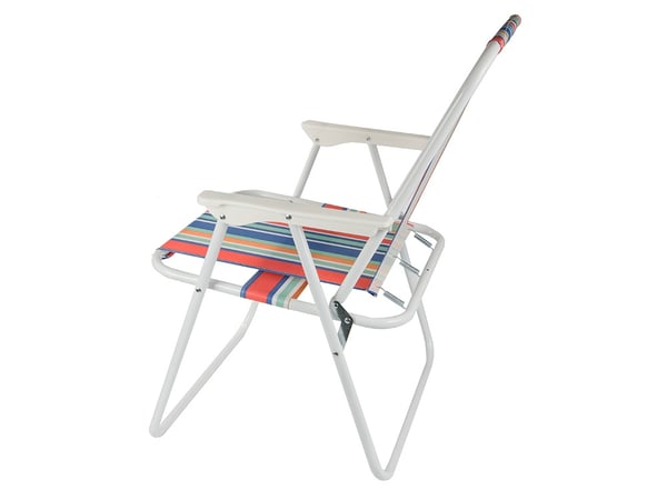 Strandstol / Solstol - Stol til Strand - Sammenklappelig - MultiColor