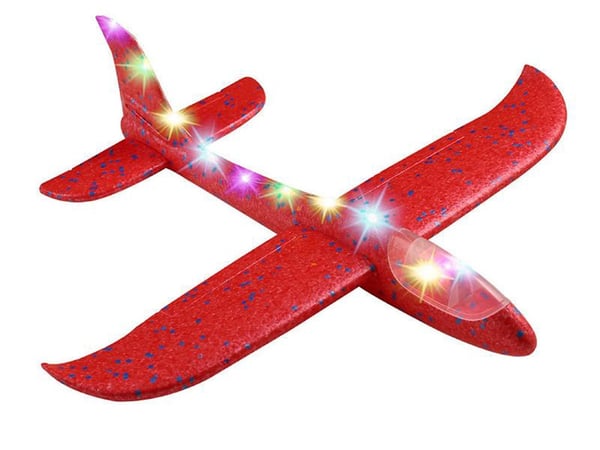 Kastefly med LED - 47 cm - Red