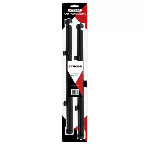 2-pakning - Solskjerm Rullegardin for Bil - 41x46 cm