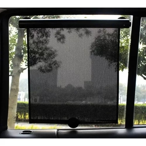 2-pakning - Solskjerm Rullegardin for Bil - 41x46 cm