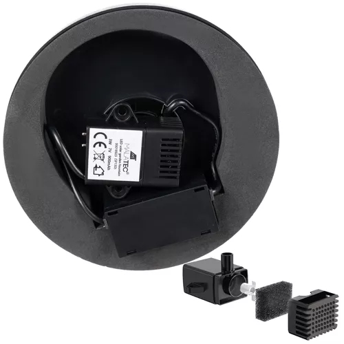 Fontene med LED - Solcellefontene / Vannfontene – Solcelle
