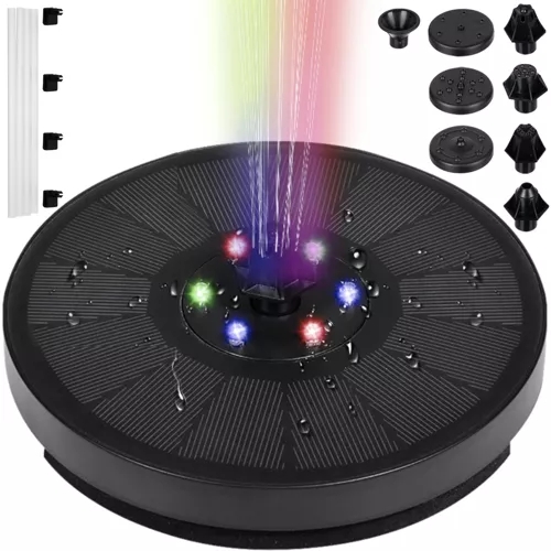 Fontene med LED - Solcellefontene / Vannfontene – Solcelle
