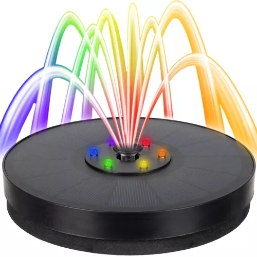 Fontene med LED - Solcellefontene / Vannfontene – Solcelle