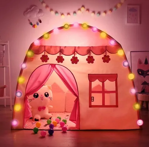 Legetelt til Børn / Børnetelt med LED - 130cm