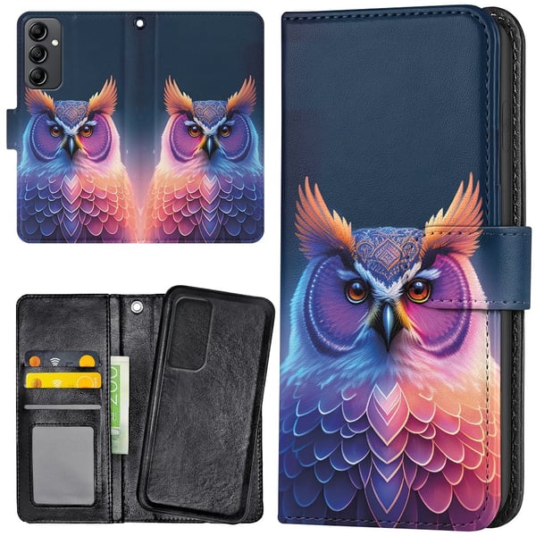 Samsung Galaxy S24 Plus - Lommebok Deksel Ugle