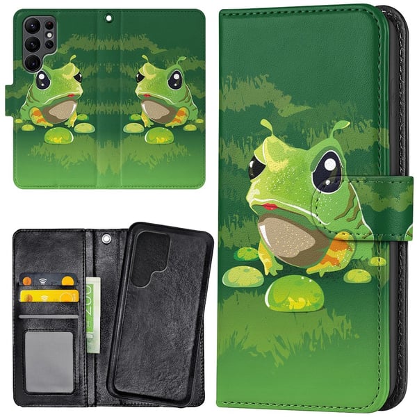 Samsung Galaxy S24 Ultra - Lommebok Deksel Frosk
