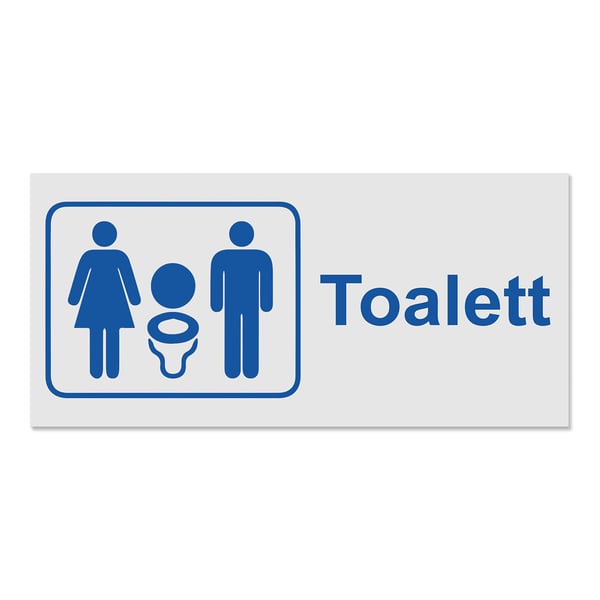 Toalettskylt / WC skylt - Skyltar