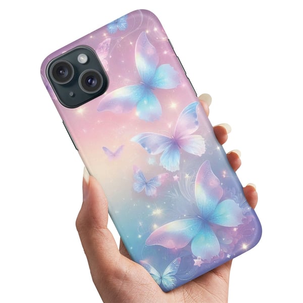 Deksel / Mobildeksel til iPhone 14 / 15 Plus - Butterflies