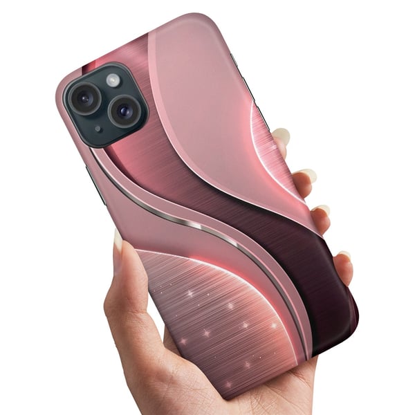Cover / Mobilcover til iPhone 14 / 15 Plus - Abstract