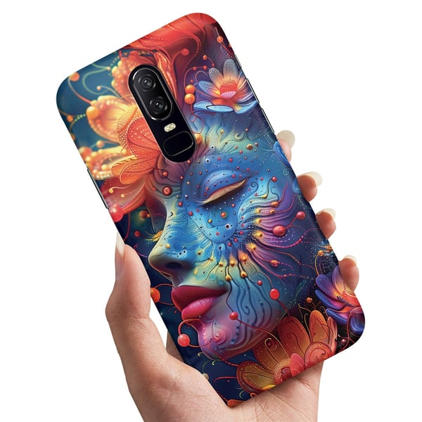 Cover / Mobilcover til OnePlus 7 - Psychedelic