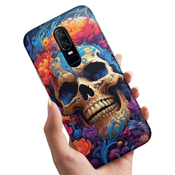 Cover / Mobilcover til OnePlus 7 Pro - Skull
