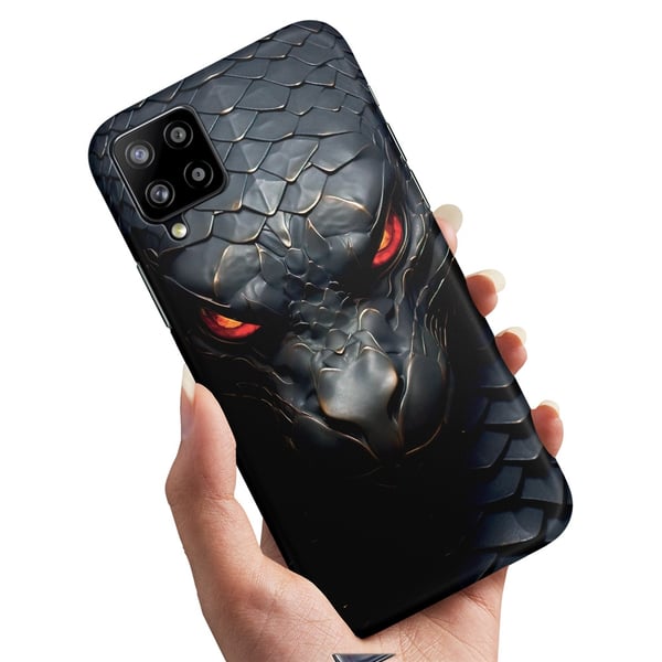 Cover / Mobilcover til Samsung Galaxy A12 - Snake