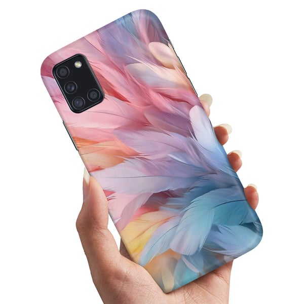 Cover / Mobilcover til Samsung Galaxy A31 - Feathers